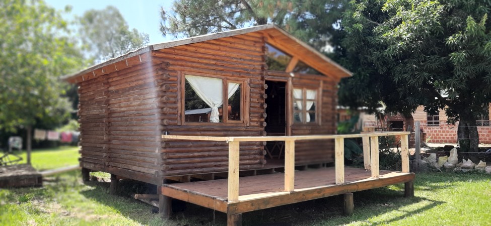 Venta Cabaña de tronco macizo Santa Ana