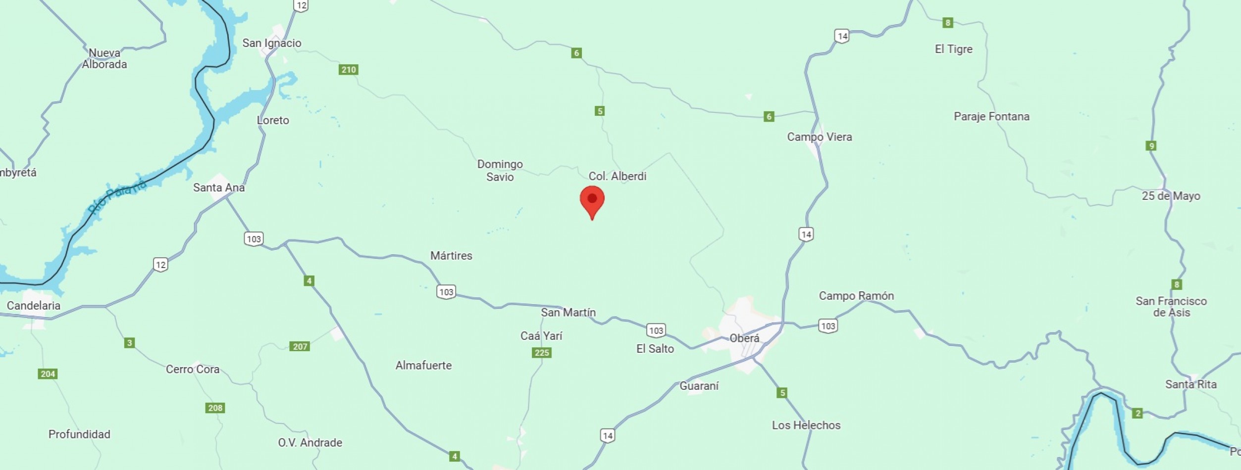 Venta 25 hectareas en Campo Roca 